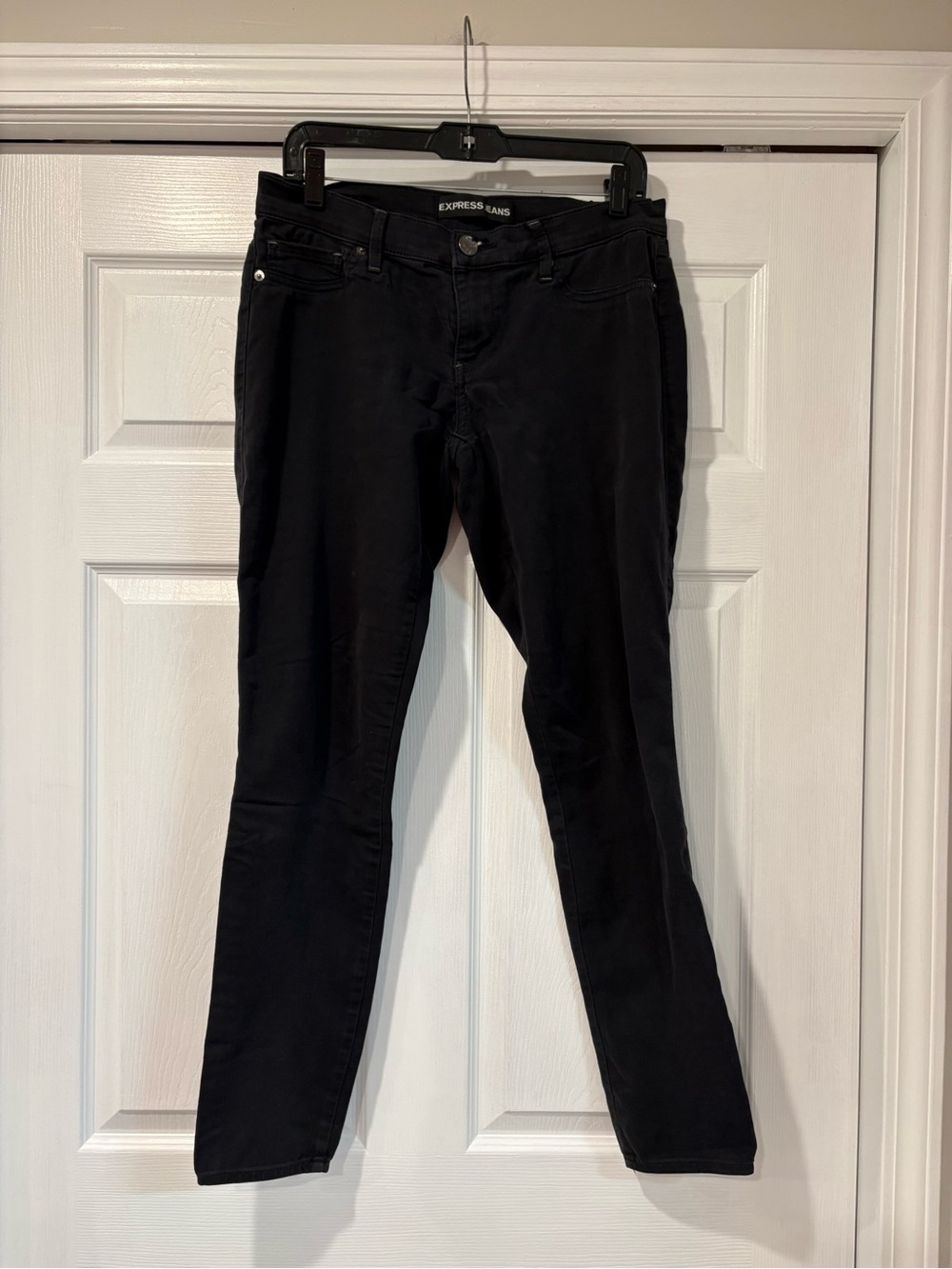 Express Women's Black Skinny Pants - Slim Stretch Fit
